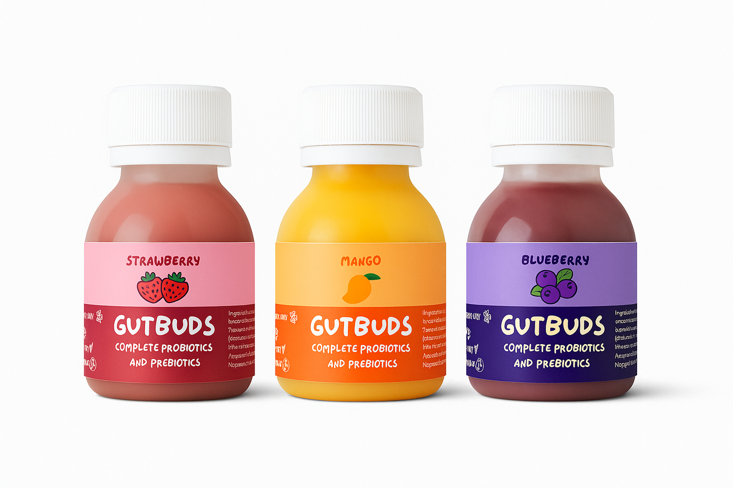 GutBuds Variety Pack (7 x 60ml bottles)